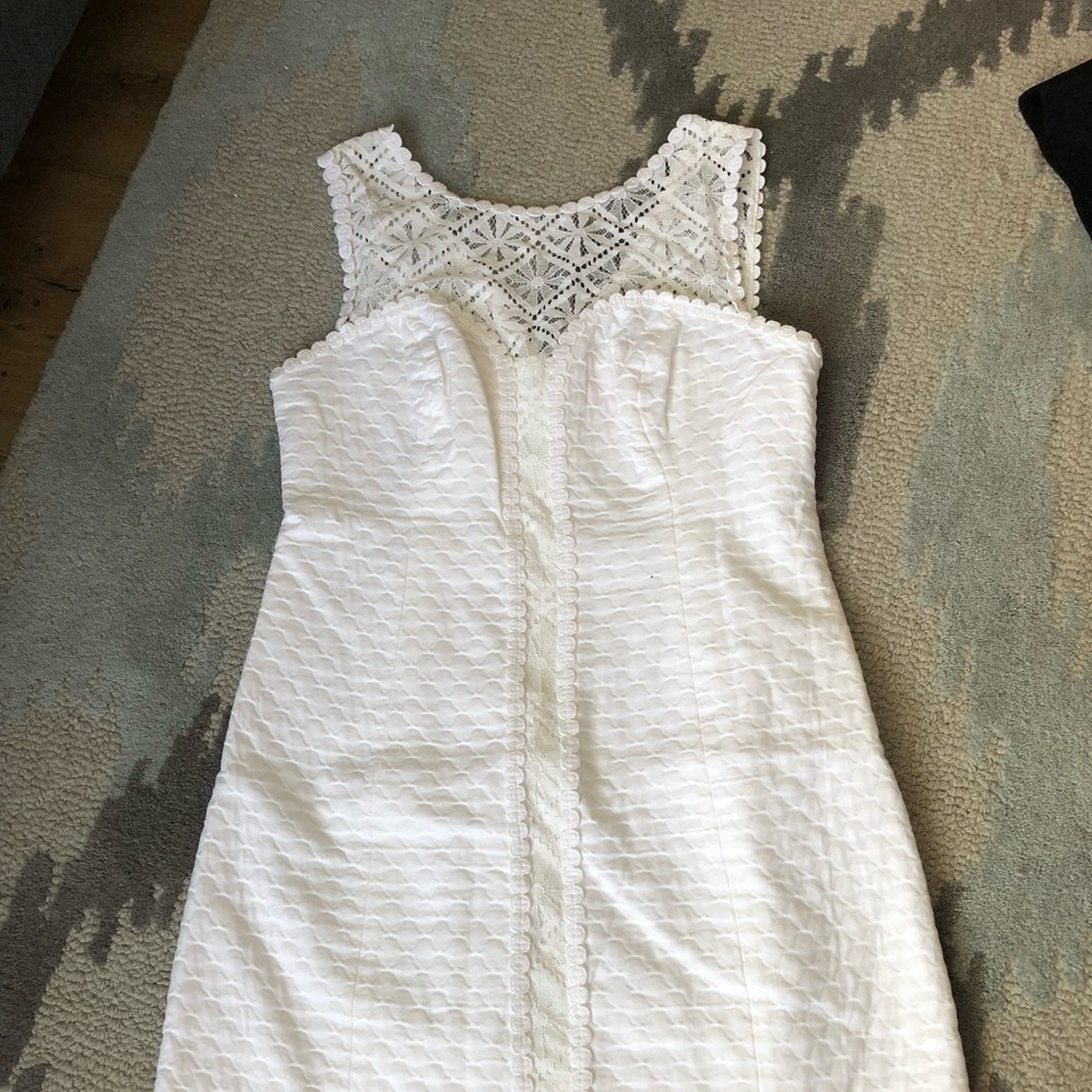 Worn once Lilly Pulitzer white graduation dress